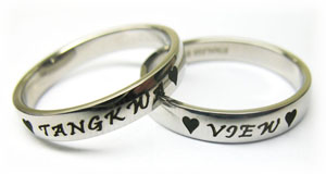 แหวนแกะลาย